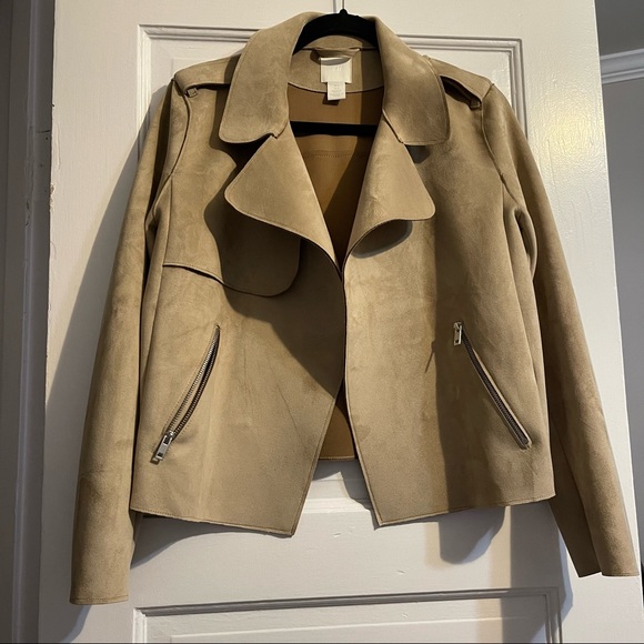 H&M Beige Suede Jacket